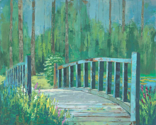 A River Crossing I Poster Print - Julie joy