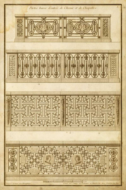 Vintage Gate Design II Poster Print - Deneufforge