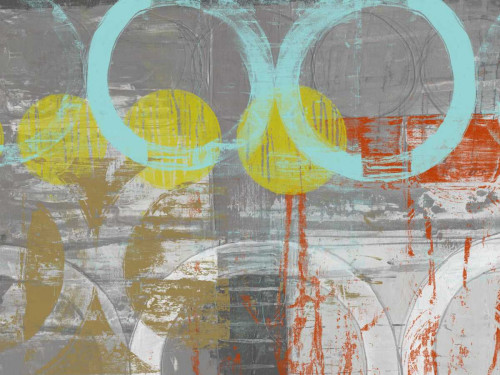 Linked Orbs I Poster Print - Jennifer Goldberger