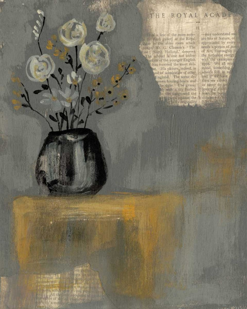 Floral Salon II Poster Print - Jennifer Goldberger