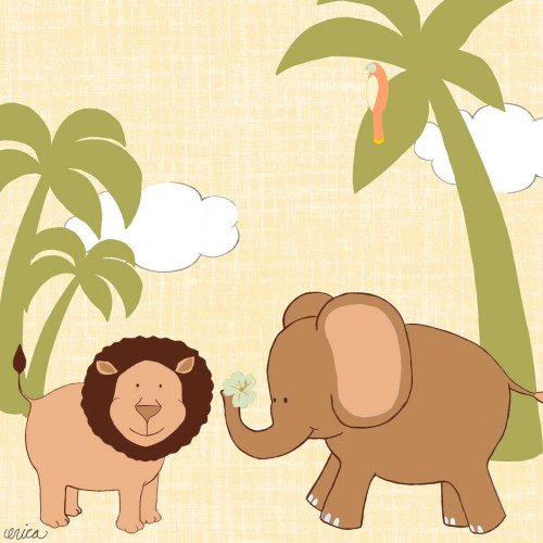 Baby Jungle IV Poster Print - June Erica Vess