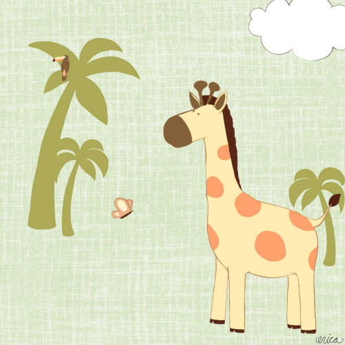 Baby Jungle I Poster Print - June Erica Vess