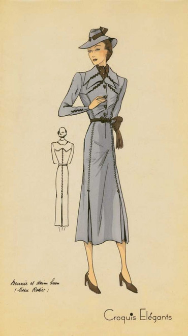 Ladies Fashion IV Poster Print - Unknown