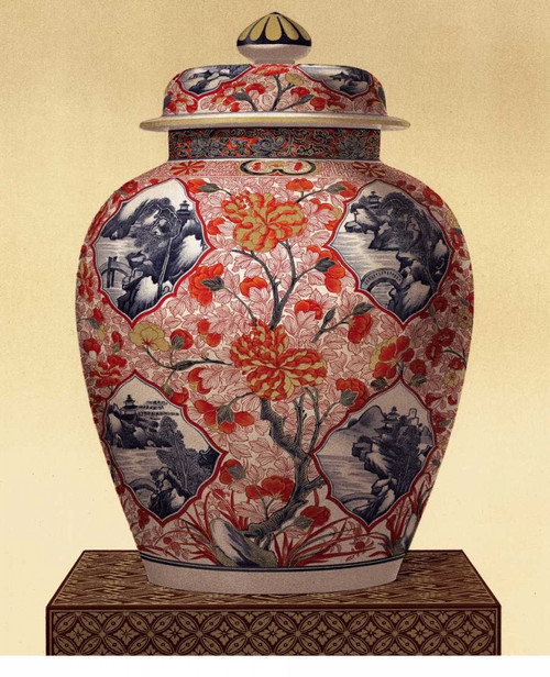 Oriental Blue Vase III Poster Print - Unknown