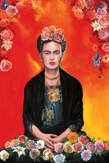 Frida Kahlo Meditation Poster Print - Item # VARXPS1599