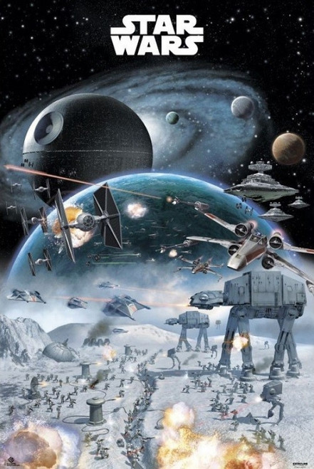 Star Wars Battle Poster Print (24 x 36) - Item # XPE160358