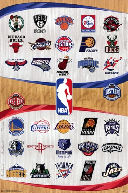 NBA - Logos 13 Poster Print - Item # VARTIARP2348