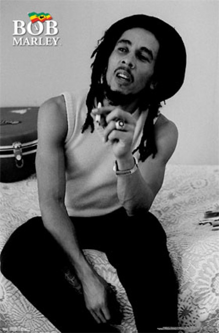 Bob Marley - Puff Poster Print