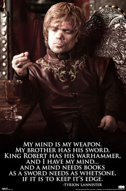 Game of Thrones - Tyrion Quote Poster Poster Print - Item # VARPYRPAS0342