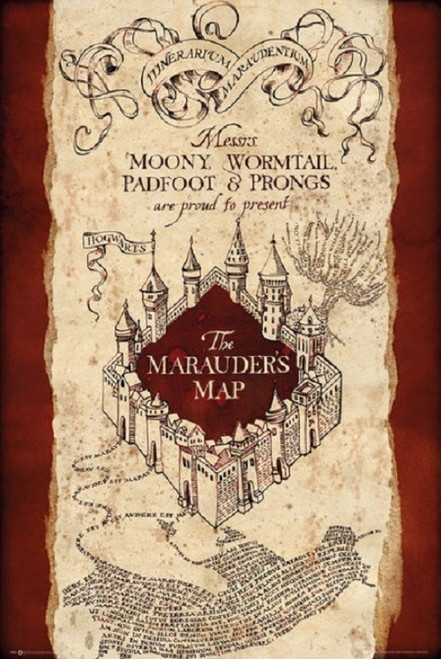 Harry Potter Marauders Map Poster Poster Print - Item # VARXPE160418