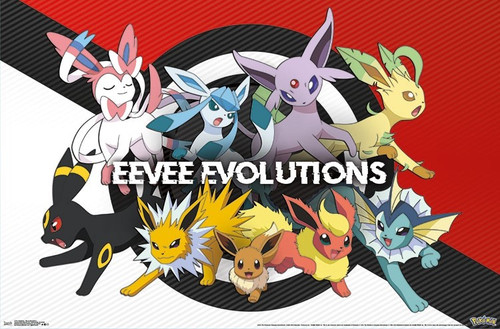 Pokemon - Eeveelution Poster Print - Item # VARTIARP17181