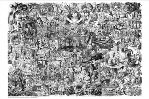 Alice In Wonderland Collage Poster Poster Print - Item # VARXPS1226