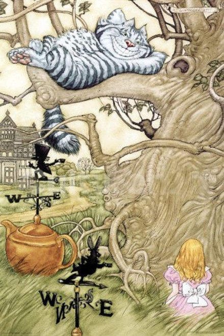 Alice In Wonderland Cheshire Cat Poster Print - Item # VARXPS1620