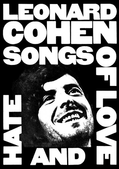 Leonard Cohen Love Hate Love And Hate Poster Poster Print - Item # VARXPS1387