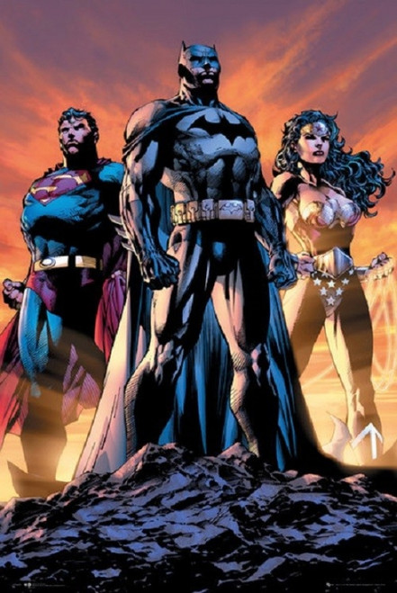 Dc Comics Justice League Trio Poster Print