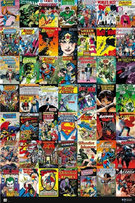 DC Comics Covers Poster Poster Print - Item # VARXPE160465 DC Comics Covers Poster Poster Print - Item # VARXPE160465
