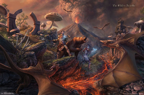 Elder Scrolls Online - Battle Poster Print - Item # VARTIARP15731
