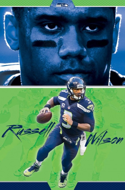 Seattle Seahawks - Russel Wilson 16 Poster Print - Item # VARTIARP14979