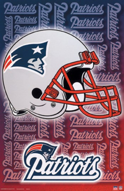 Patriots-Helmet Poster Print - Item # VARTIARP3439