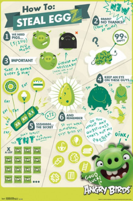 Angry Birds - Steal Eggz Poster Poster Print - Item # VARTIARP14448