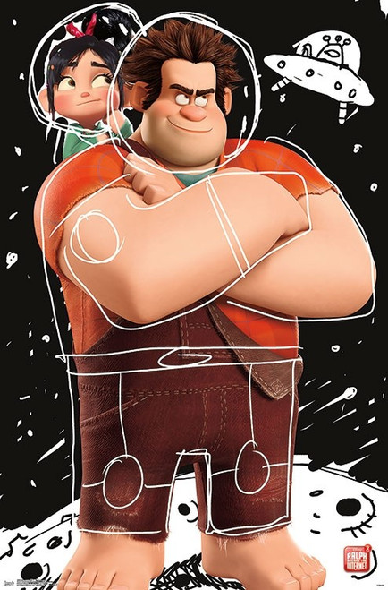 Wreck It Ralph 2 - Space Doodle Poster Print - Item # VARTIARP16261