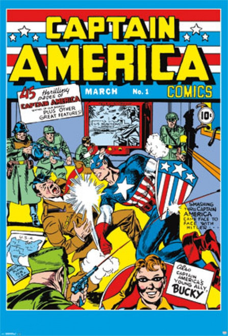 Mural - Captain America #1 Poster Print - Item # VARTIARP13474