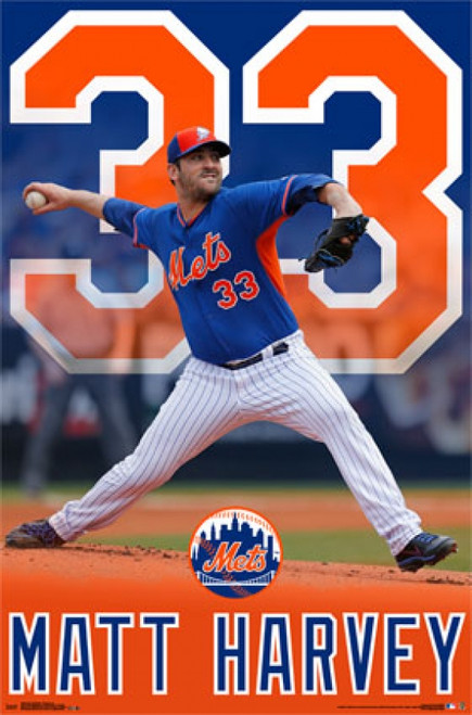 New York Mets&reg - M Harvey 15 Poster Poster Print - Item # VARTIARP14003