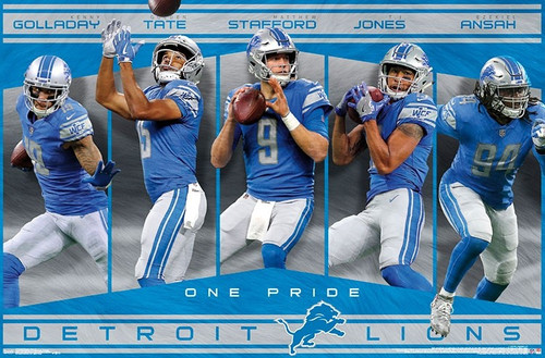 Detroit Lions - Team Poster Print - Item # VARTIARP17015