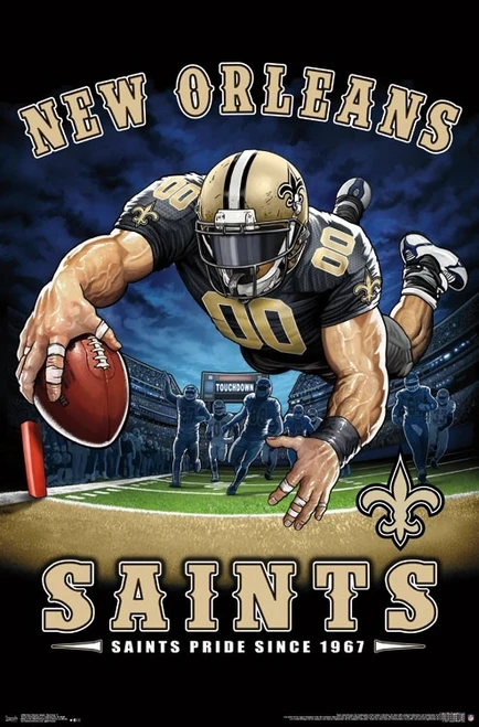 New Orleans Saints - End Zone Poster Print - Item # VARTIARP15990