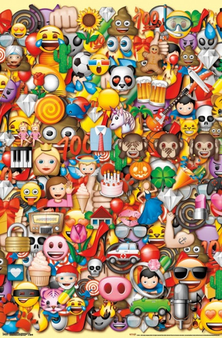 emoji - Collage Poster Print - Item # VARTIARP15198