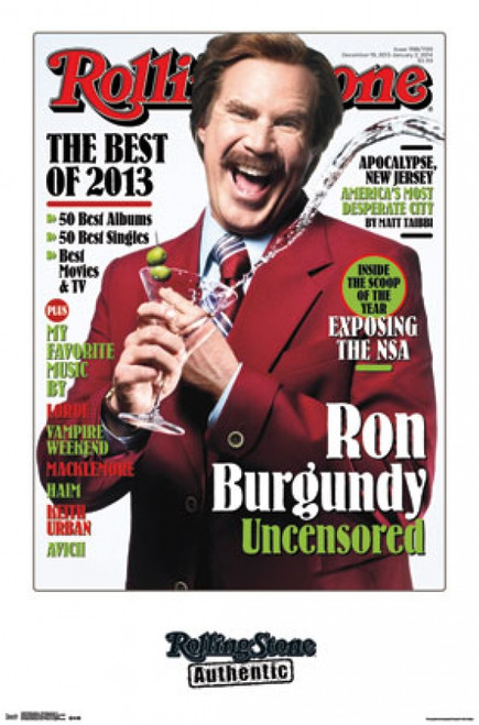 Rolling Stone - Ron Burgundy 13 Poster Print - Item # VARTIARP13330