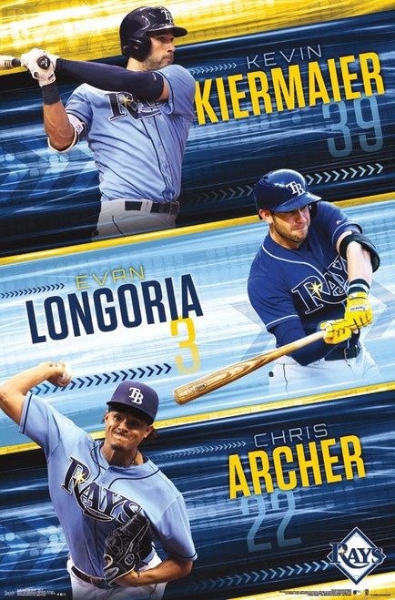 Tampa Bay Rays - Trio Poster Print - Item # VARTIARP15783