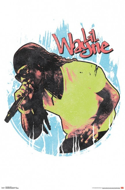 Lil Wayne - Splatter Poster Print