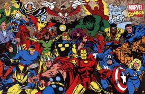 Marvel - Retro Lineup Poster Print - Item # VARTIARP13221