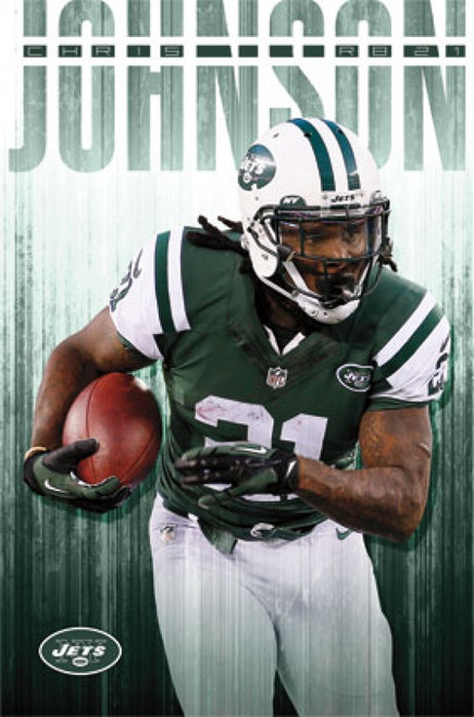 New York Jets - C Johnson 14 Poster Poster Print - Item # VARTIARP13725