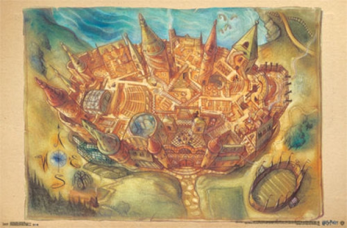 Harry Potter - Hogwarts Map Poster Print - Item # VARTIARP14150 Harry Potter - Hogwarts Map Poster Print - Item # VARTIARP14150