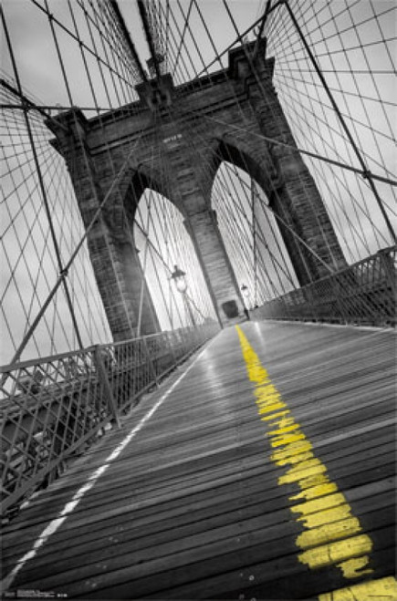 Brooklyn Bridge - Pop Poster Poster Print - Item # VARTIARP13679