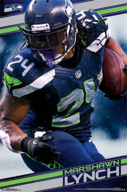 Seattle Seahawks - M Lynch 14 Poster Print - Item # VARTIARP13674