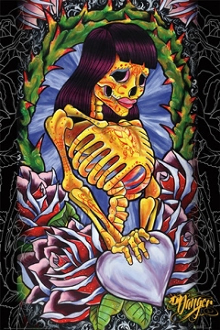 James Danger Harvey - Skeleton Girl Poster Poster Print - Item # VARSCO3256