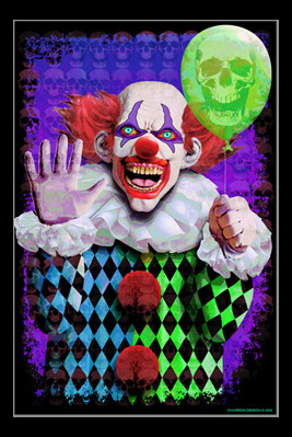 Evil Clown Poster Print