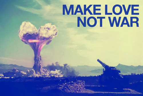 Make Love, Not War Poster Poster Print - Item # VARPYRPP32932