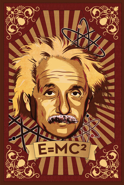 Albert Einstein - E=MC2 Poster Poster Print - Item # VARPYRPP32926