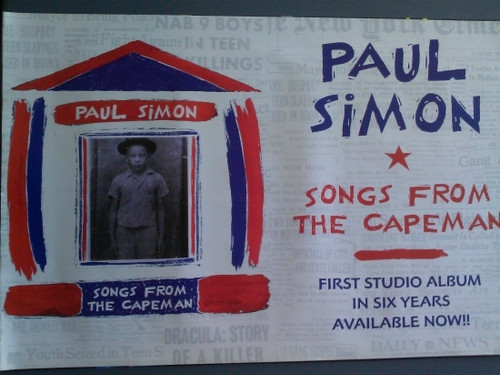 Paul Simon Songs from the Capeman Poster - Item # RAR9992922