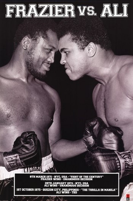 Muhammad Ali Vs. Joe Frazier Poster Print