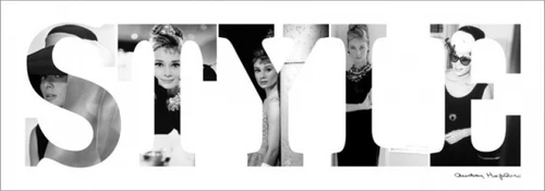 Audrey Hepburn - Style Poster Print