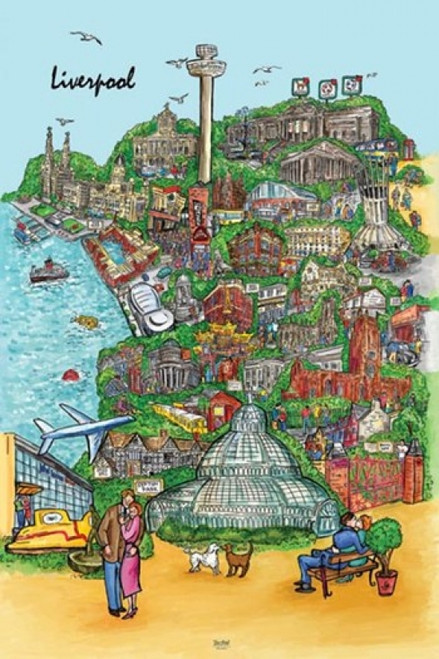 Liverpool Sketch Poster Poster Print - Item # VARPYRPP31149