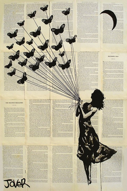 Jover - Butterflying Poster Print