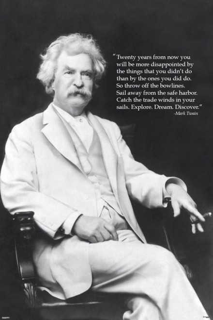 Mark Twain - Discover Poster Poster Print - Item # VARPYRPAS0382