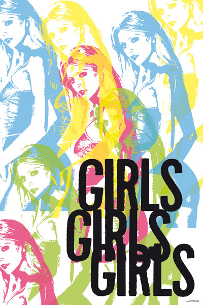 VIP - Girls Girls Girls Poster Print
