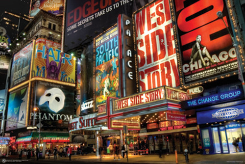 Times Square Theater District Poster Poster Print - Item # VARPSPPSA009510